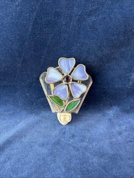 Stained Glass Night Light, Tested, Works