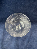 Set Of 5 Etched Sherbet Glasses