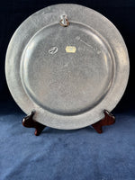 Set Of 3 RWP Wilton Pewter Christmas Plates, Years 1978,1979,1981