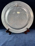 Set Of 3 RWP Wilton Pewter Christmas Plates, Years 1978,1979,1981