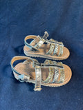 Nicole Miller Toddler Girl Size 7 Gold Tone Sandals