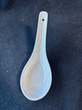 Lot of 35 Porcelain Asian Inspired Soup Spoons