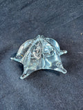 Clear Glass Star Fish Shaped Paperweight