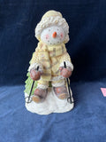 Skiing Snowman American Greetings Company Glittery Figurine *Read Description*
