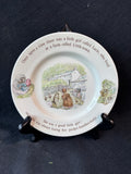 Beatrix Potter Mrs Tiggy Winkle Wedgwood 3 Pc Child's Nursery Set