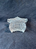 Glass Star Shaped Lidded Trinket Dish