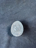 Glass Egg Shape Trinket Dish (A)