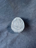 Glass Egg Shape Trinket Dish (A)