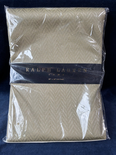 Olive Oblong Ralph Lauren Home Tablecloth, Appears Unopened