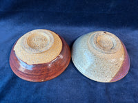 Pair Of Signed Pottery Bowls