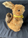 Lot Of 2 Straw Bunny Figurines