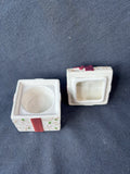 Yankee Candle Ceramic Gift Box Tea Light Candle Holder With Lid