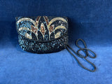 Black Beaded Evening Bag