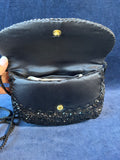 Black Beaded Evening Bag