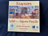 Sunsout Tractors By Sandra Bergeron 500 Piece Jigsaw Puzzle