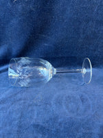 Set Of 11 Etched Wine Glasses