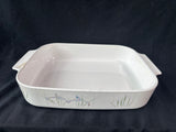 Corning Ware Shadow Iris Lasagna Pan Roaster Casserole