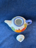 Oneida Vintage Fruit Hand Painted Small Tea Pot