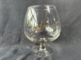 Large Glass Brandy Snifter Footed Terrarium Vase
