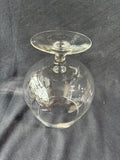 Large Glass Brandy Snifter Footed Terrarium Vase