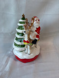 Santa Claus Musical Box By Berman And Anderson, Works