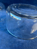 Lot Of 3 Clear Glass Mixing Bowls