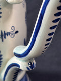 Delfts Blauw Blue and White Beer Stein Music Box In Base Hand Painted Holland *Read Description*