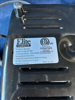 Elite Gourmet Single Cast Electric Burner Hot Plate Model ESB-301BF, Powered On