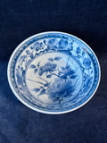 Pair Of Porcelain Blue And White Chrysanthemum Floral Rice Bowls