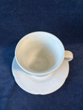21 Piece Pfaltzgraff Filigree Cup And Saucer Set