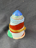 Porcelain Loghthouse Trinket Box *Read Description*