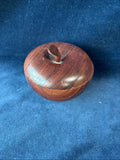 (A)Hand Turned Apple Shaped Trinket Box