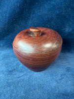 (B)Hand Turned Apple Shaped Trinket Box