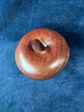 (B)Hand Turned Apple Shaped Trinket Box