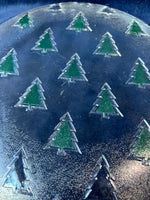 Round Christmas Tree Serving Platter