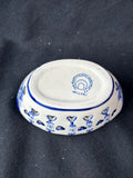 Delft Blue Bowl Hand Painted Reticulated Hearts Windmill Holland