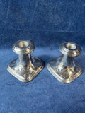 Pair Of Princess WM Rogers & Son Silver-plated Candle Sticks