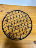 Black Round Wire Fruit Basket