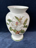 White And Green Floral Vase