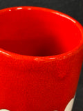 Pair Of Waechtersbach Heart Red Mugs
