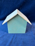Small Wooden Floral Birdhouse