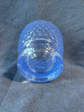 Set Of 3 Villeroy & Boch Boston Blue Double Old-Fashioned Rocks Glasses Diamond