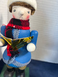 Vintage Set of 3 Wood Carolers