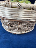 Woven Handled Basket With Filler Fruit *Read Description*
