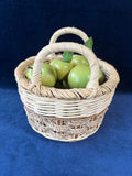 Woven Handled Basket With Filler Fruit *Read Description*