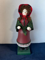 Vintage Set of 3 Wood Carolers