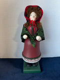 Vintage Set of 3 Wood Carolers