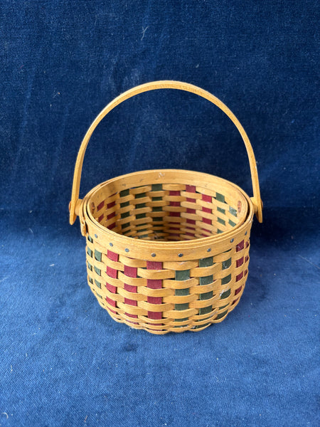 (B) Longaberger 2003 Tree Trimming Melody Basket