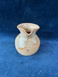 Small Speckled Glazed Pottery Pitcher