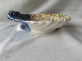 Signed Portuguese Pottery Shell Dish – Carrilho Lopes, 2018
